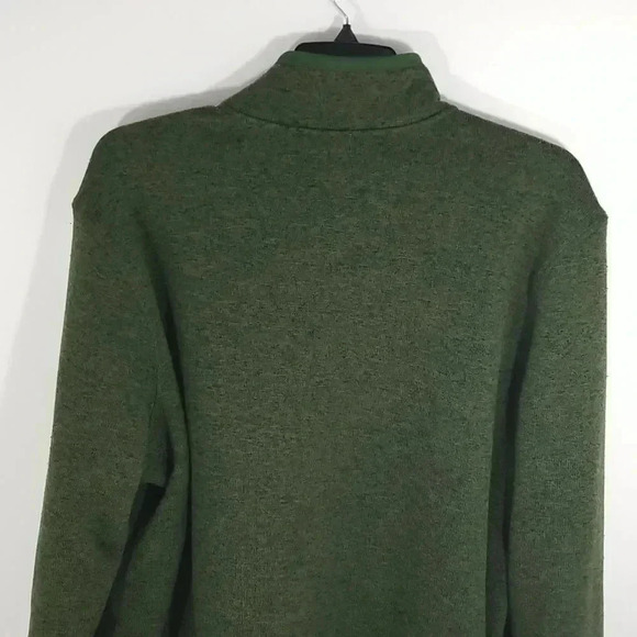 {Swiss Tech} Men's Zippered Fleece Jacket in Green Size 2XL - Picture 4 of 15